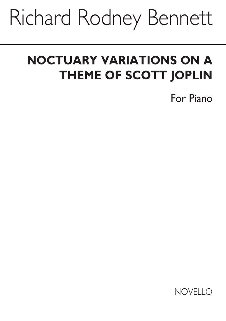 Noctuary For Piano