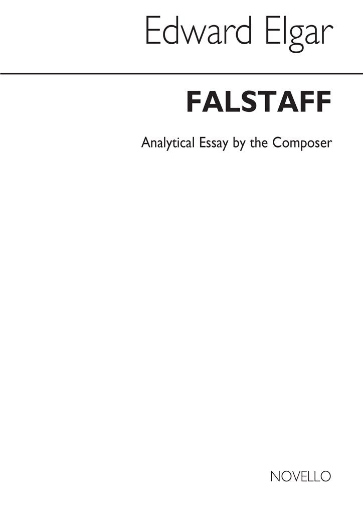 Falstaff - Analytical Notes