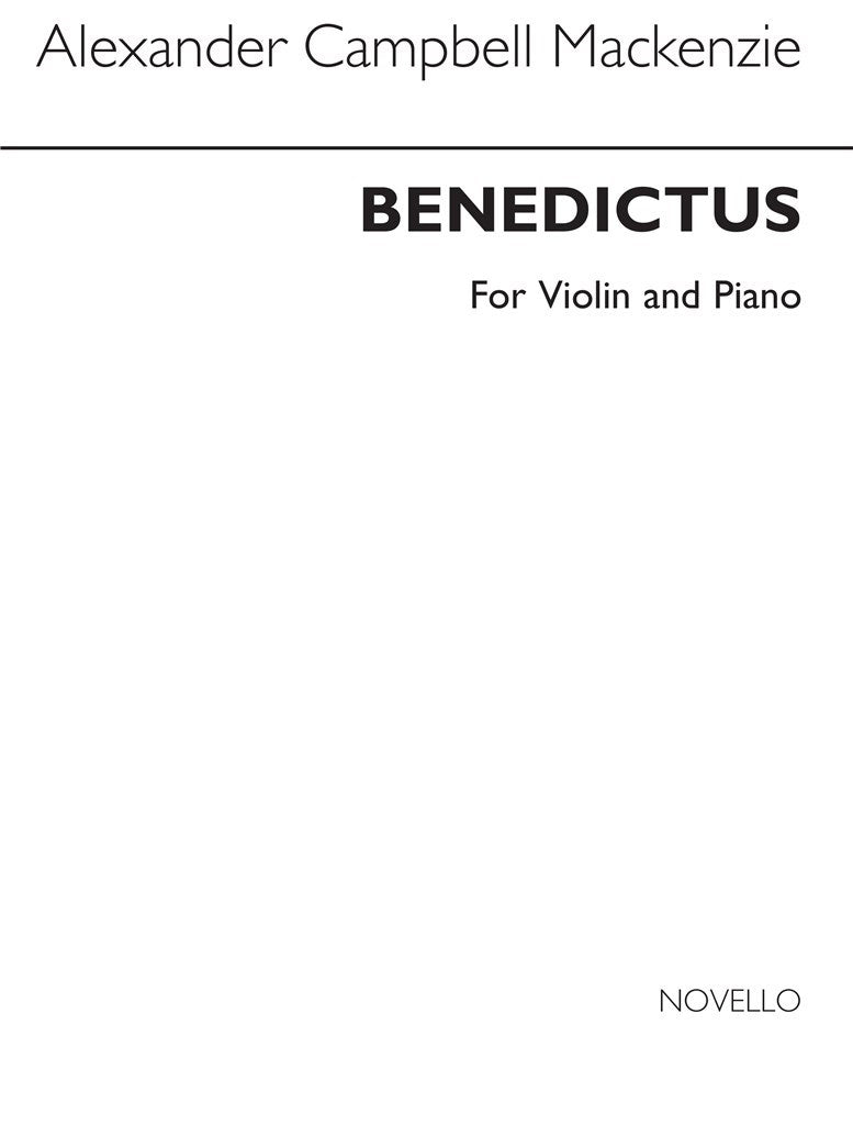 Benedictus for Violin and Piano