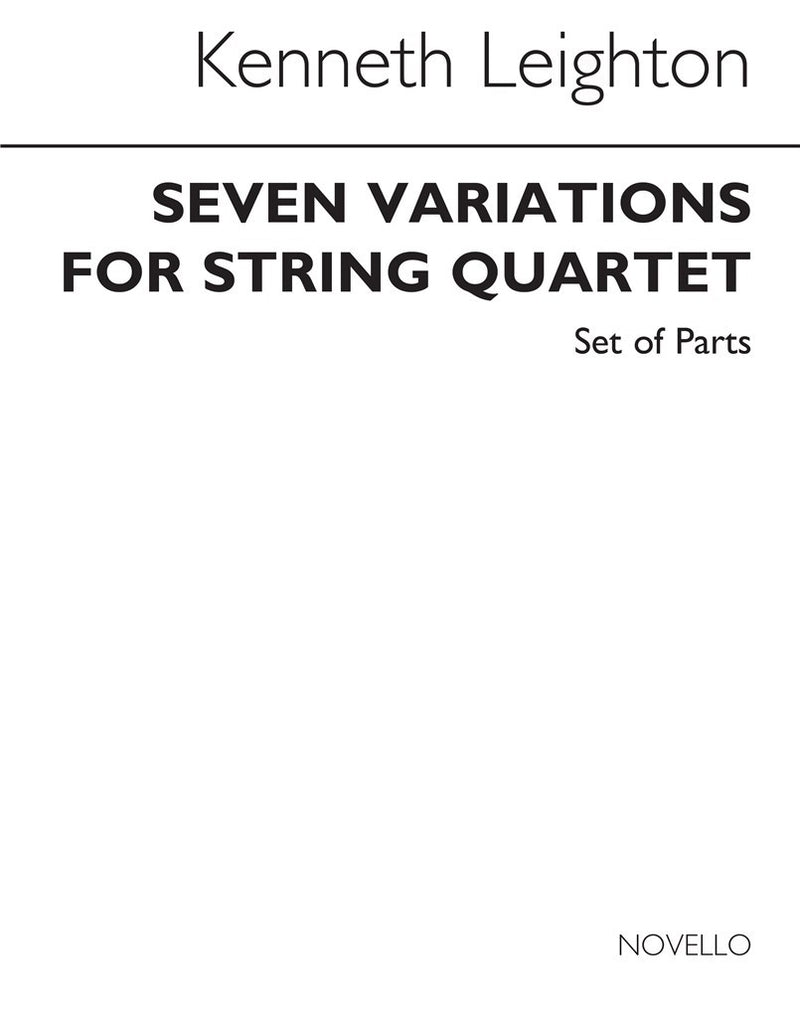 Seven Variations For String Quartet Op.43 (Parts)