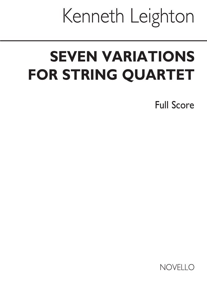 Seven Variations For String Quartet Op.43