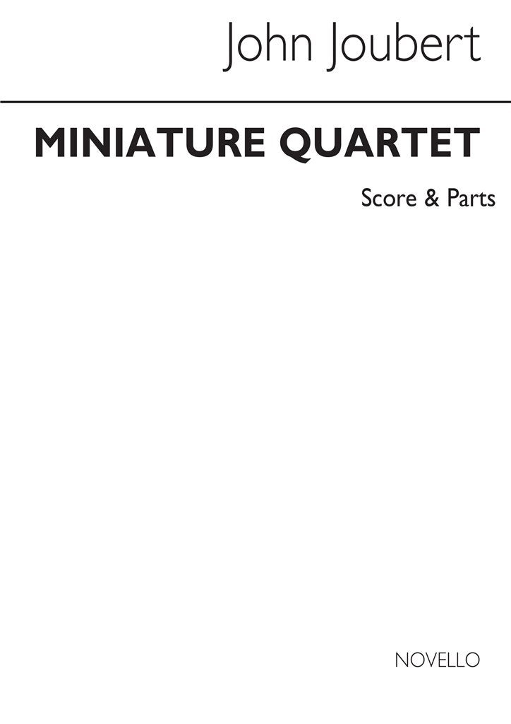 Miniature String Quartet Op. 10