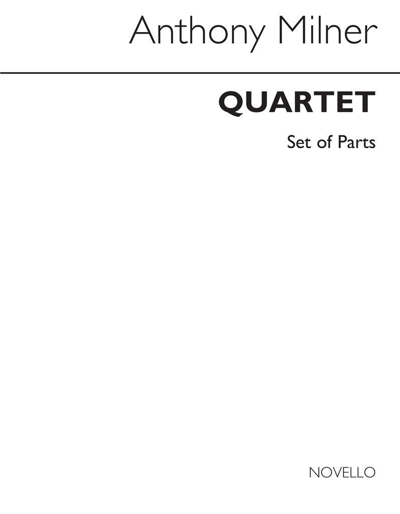 Quartet For Oboe and Strings (Parts)