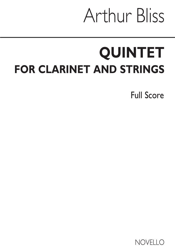 Quintet For Clarinet and Strings