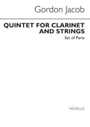 Quintet For Clarinet and Strings (Parts)