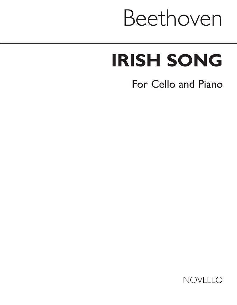 Irish Song for Cello with Piano accompaniment