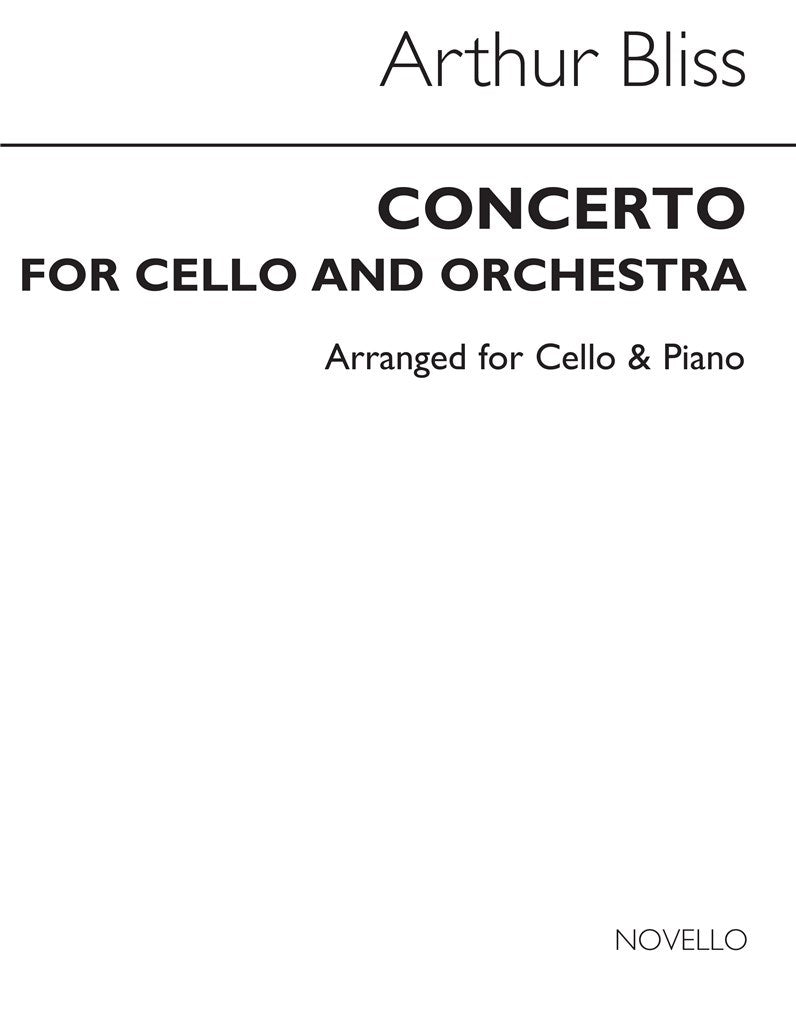 Concerto For Violoncello (Cello/Piano)