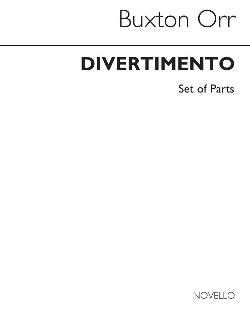 Divertimento For Brass Quintet (Parts)