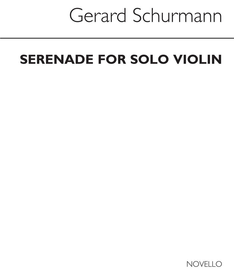 Serenade For Solo Violin