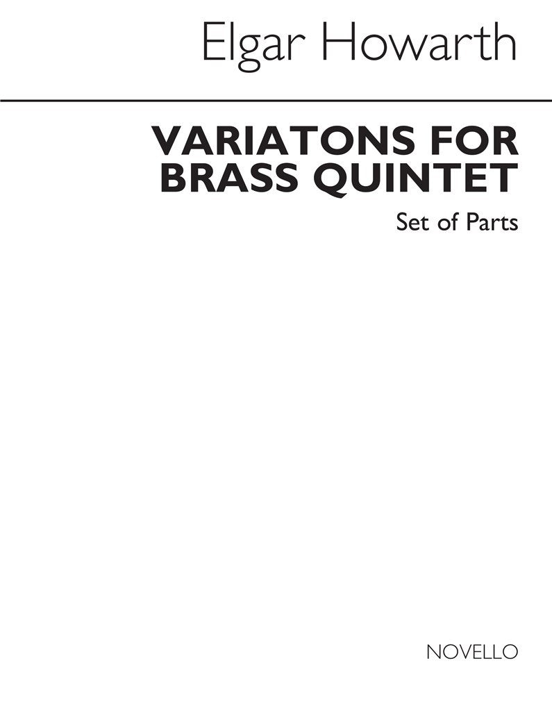 Variations For Brass Quintet (Parts)