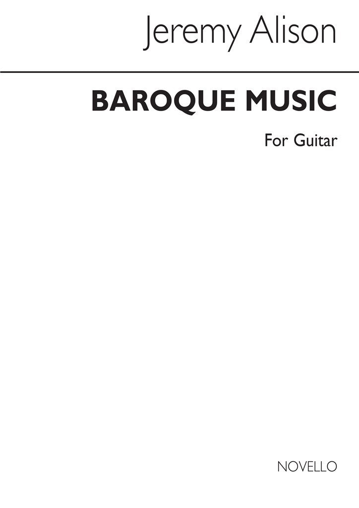 Baroque Music For Guitar