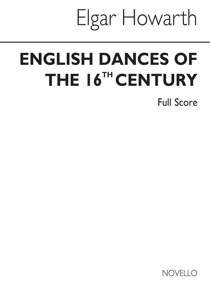 English Dances From the 16th Century (Score Only)