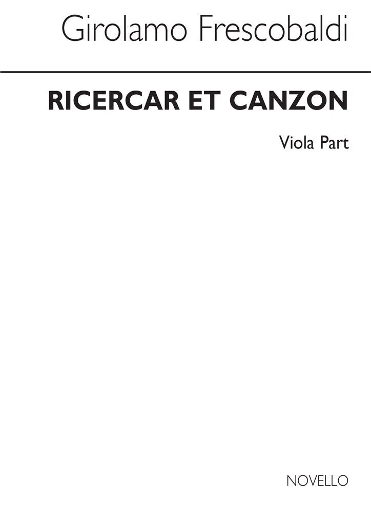 Ricercar et Canzon (Viola part)