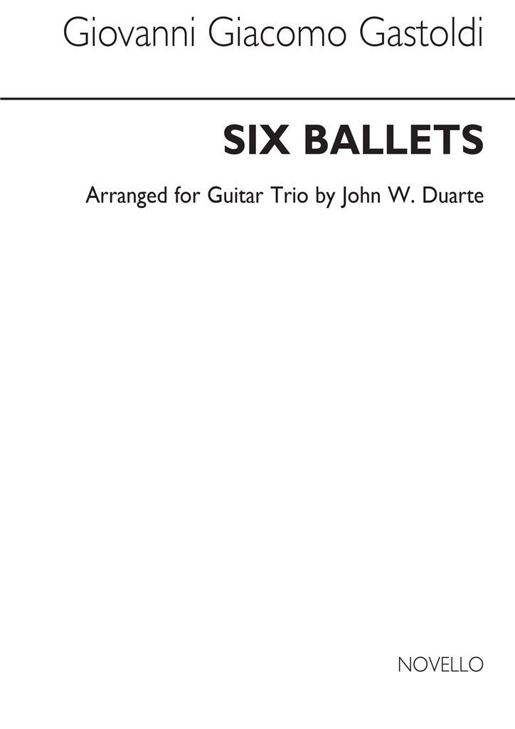 Six Ballets For Guitar Trio