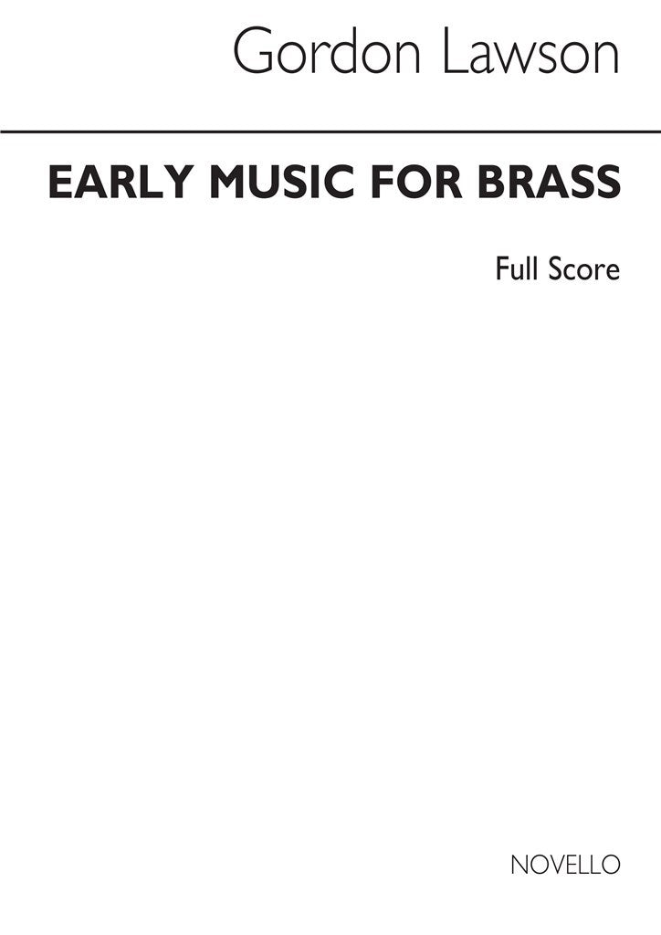 Early Music For Brass Ensemble (Score)