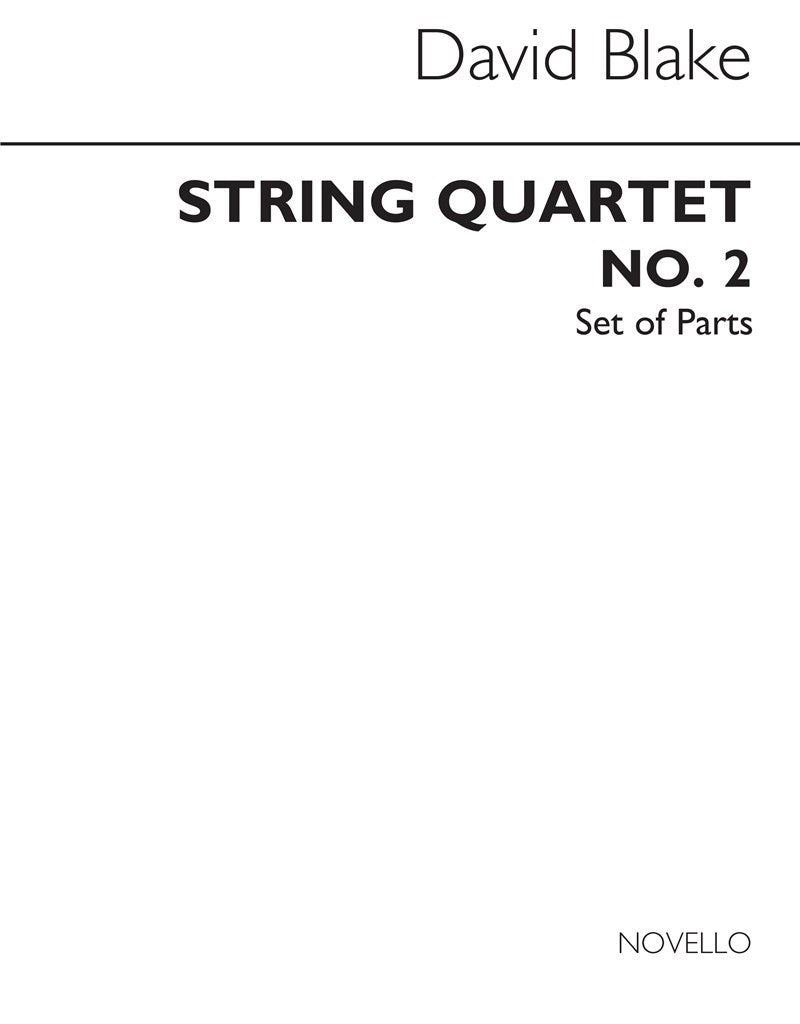 String Quartet No.2 (Parts)