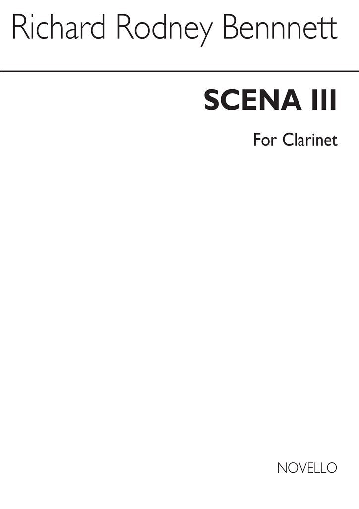 Scena III for Clarinet