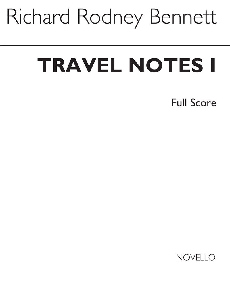 Travel Notes for String Quartet - Book 1