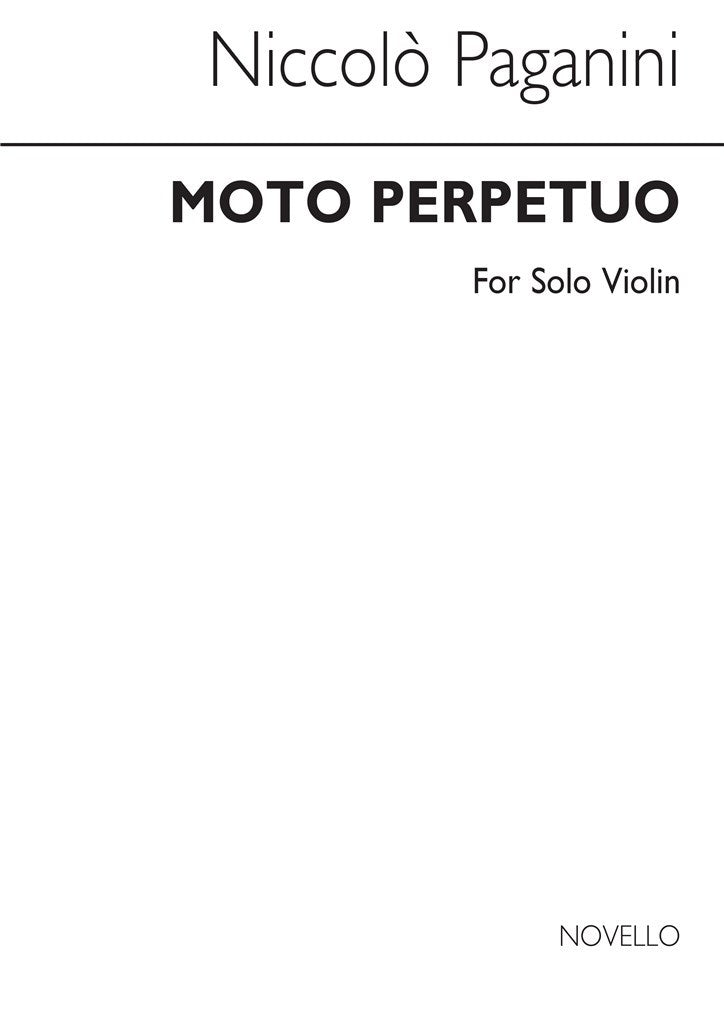 Paganini Moto Perpetuo (Dounis) Vln/Pf