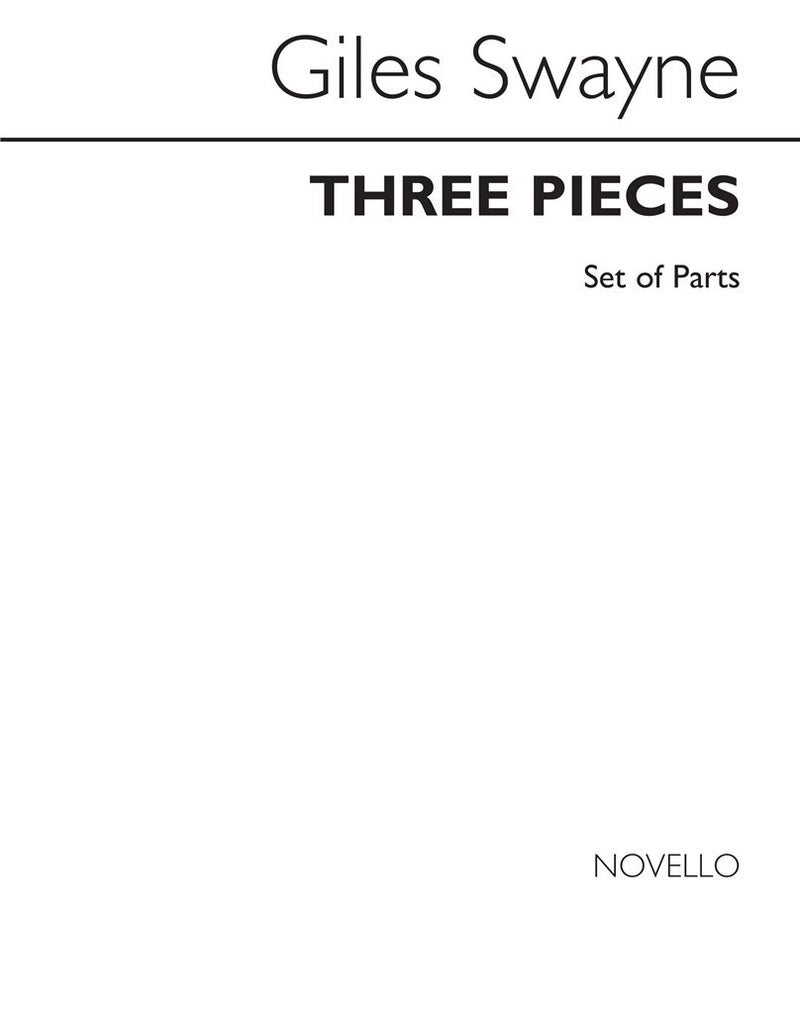 Three Pieces For String Quartet (Parts)