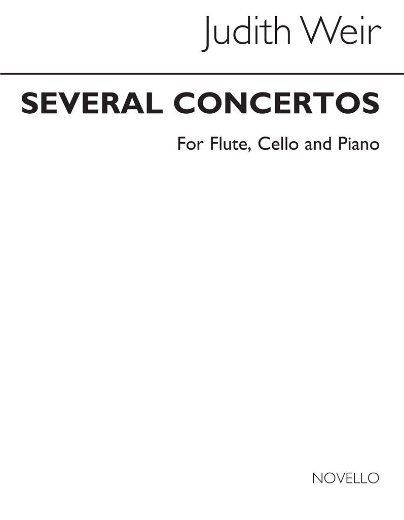 Several Concertos For Flute Cello and Piano