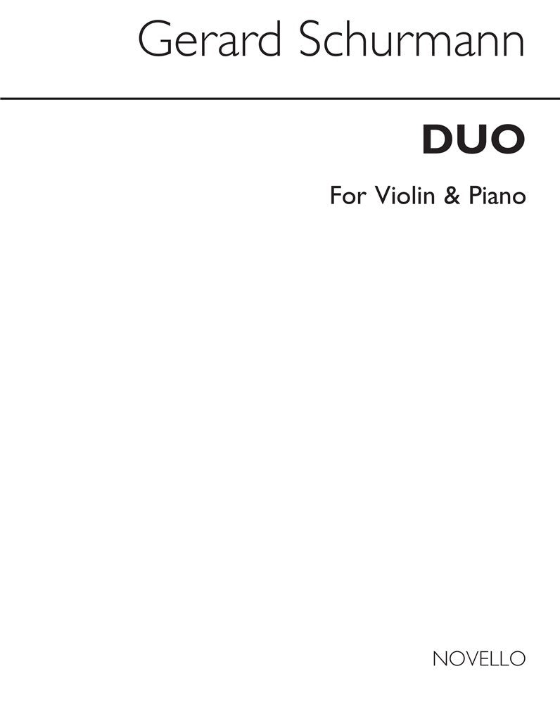 Duo For Violin And Piano