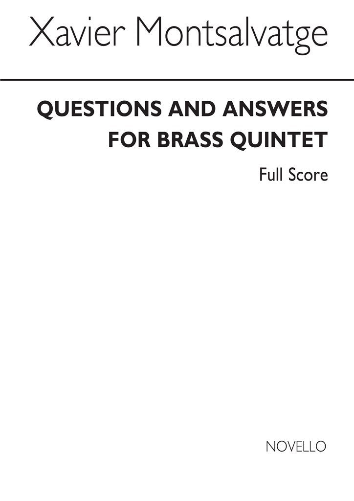 Questions & Answers for Brass Quintet