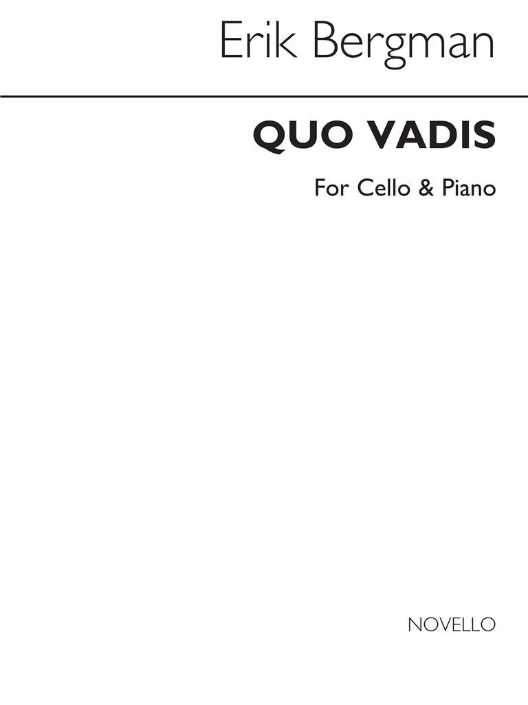 Quo Vadis - Cello/Piano