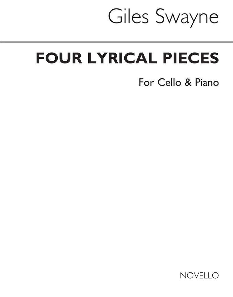 Four Lyrical Pieces for Cello and Piano