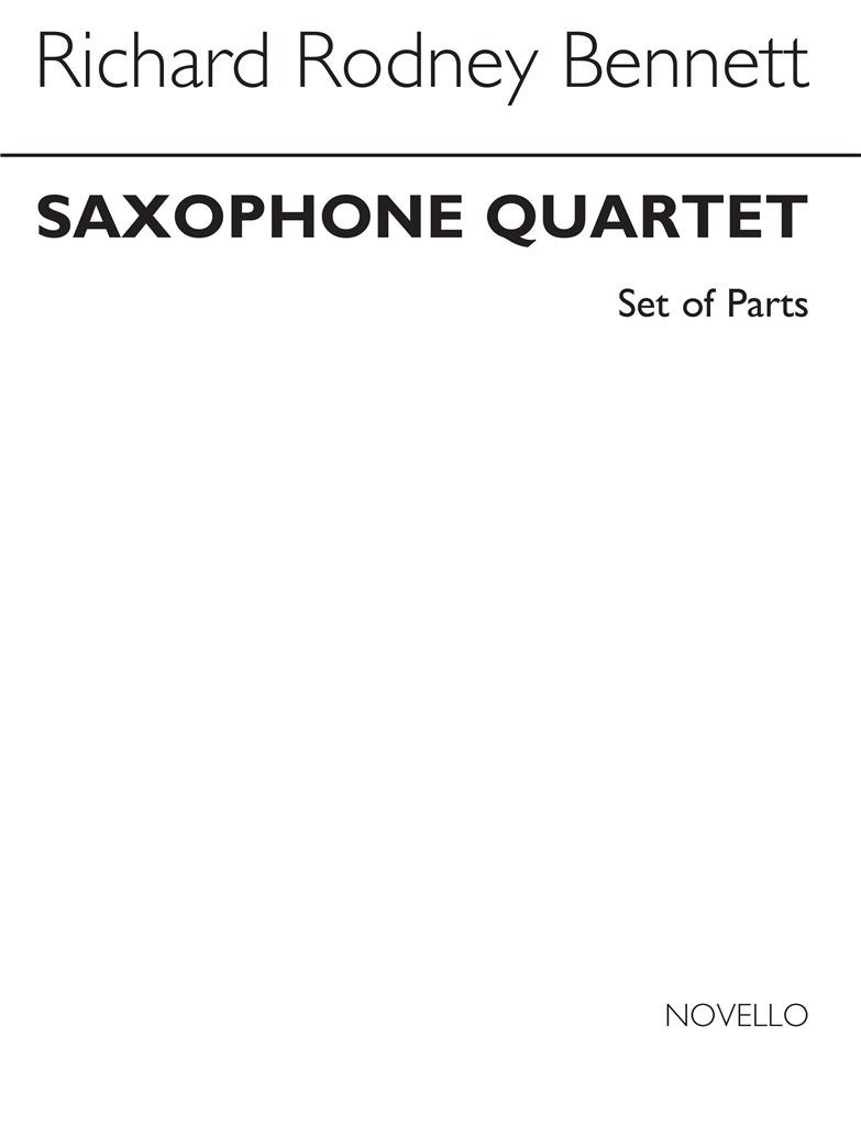 Saxophone Quartet (Parts)