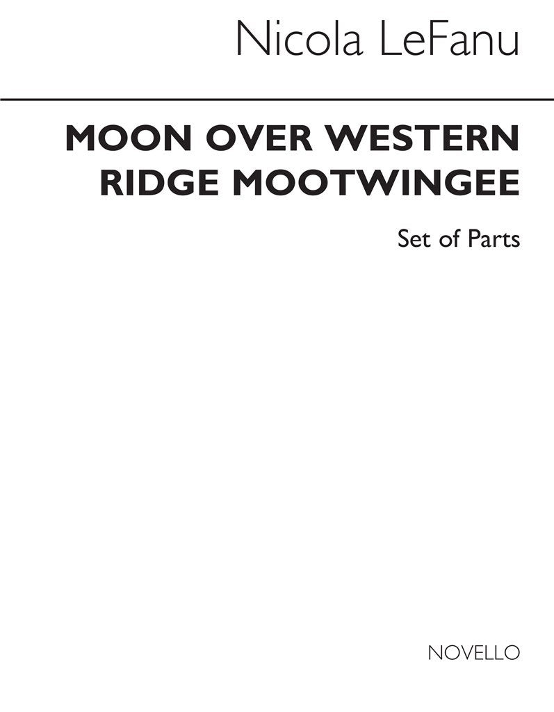 Moon Over Western Ridge Sax Quartet