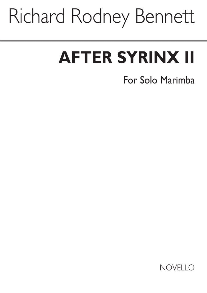 After Syrinx I (Marimba)