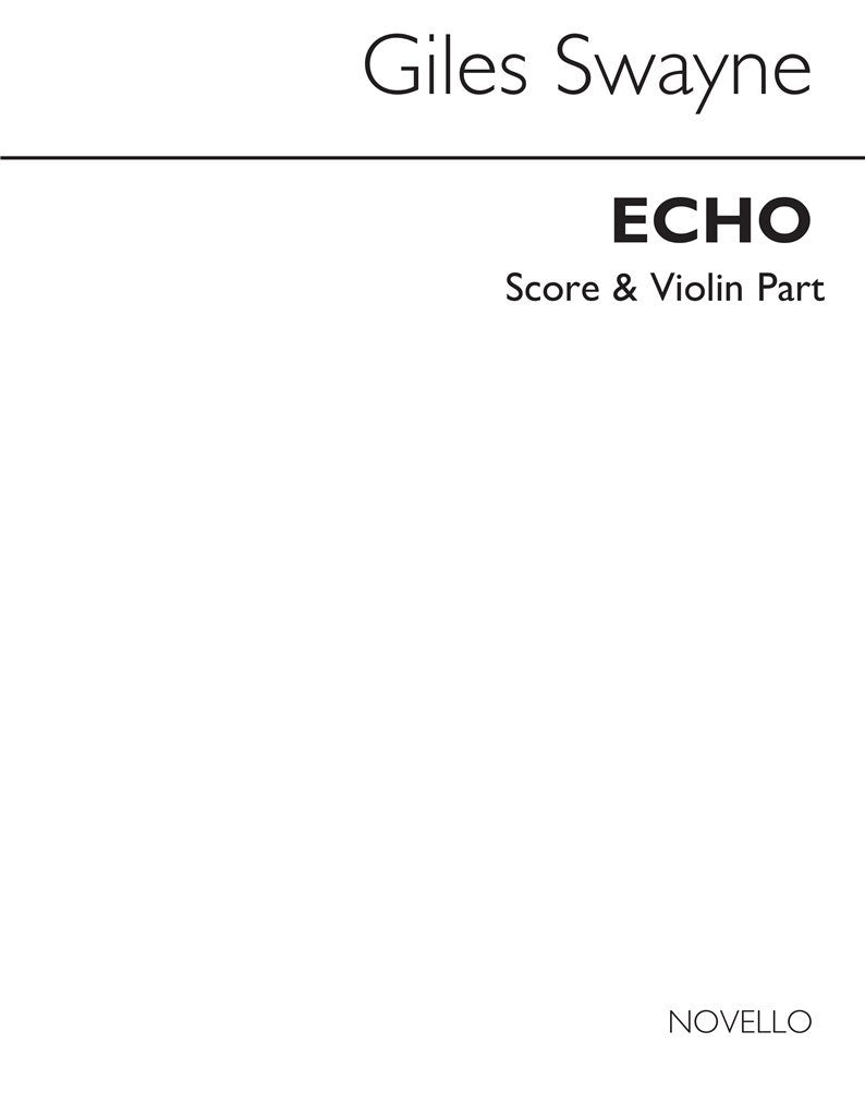 Echo Op.78 For Violin and Piano