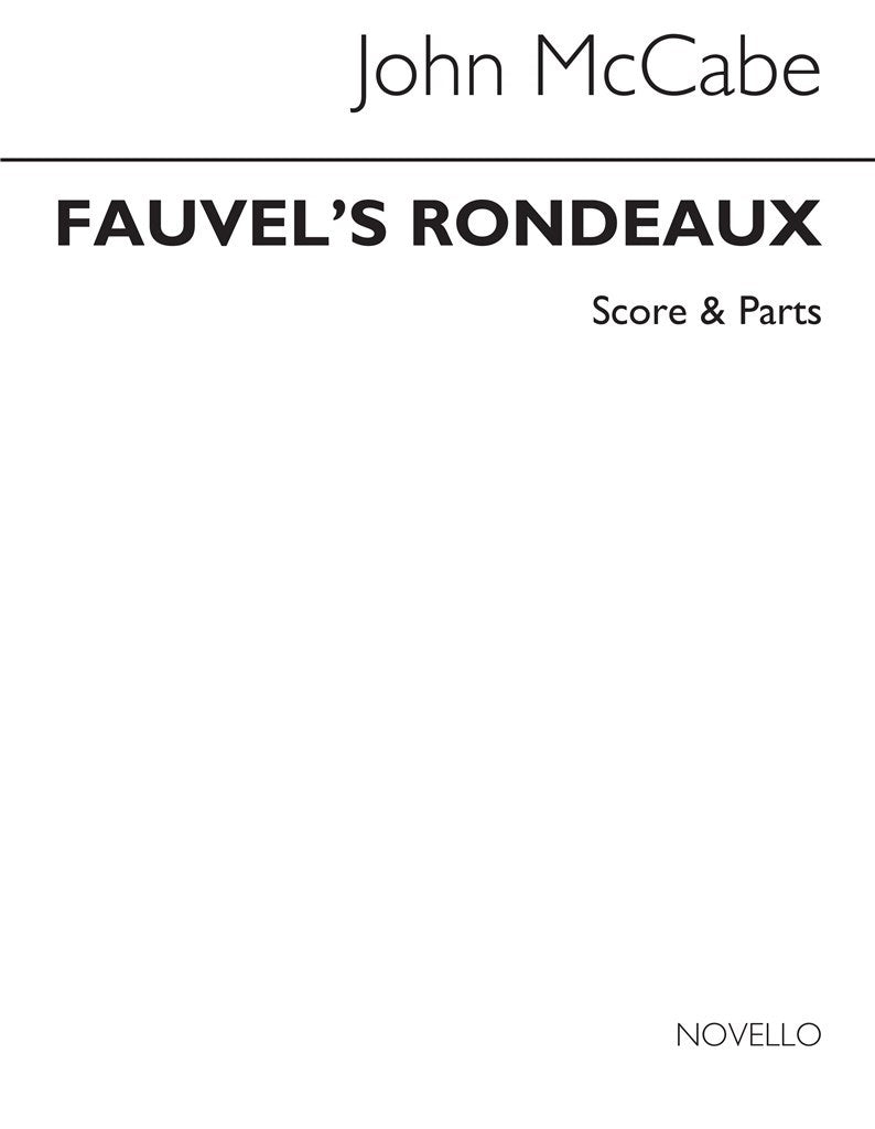 Fauvel's Rondeaux For Clarinet Violin and Piano