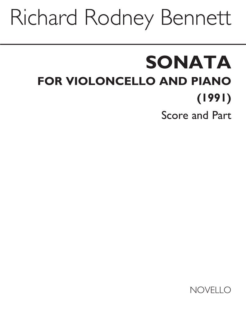 Sonata For Violoncello and Piano