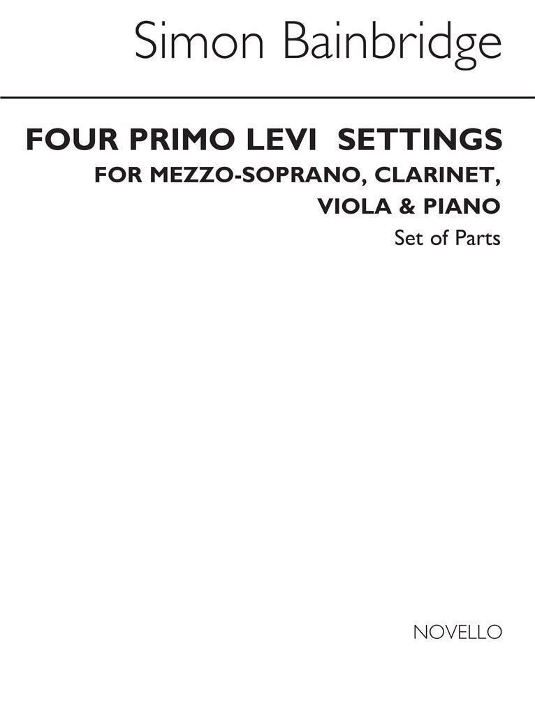 Four Primo Levi Settings (Parts)