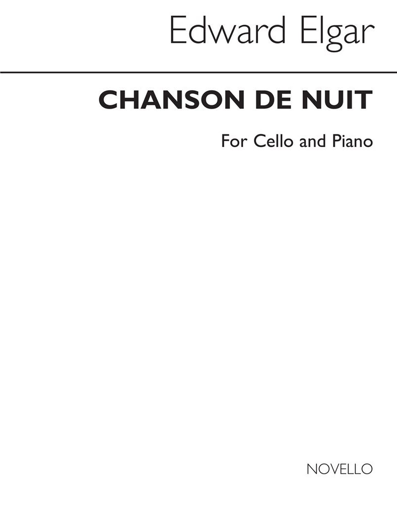 Chanson de Nuit (Cello)