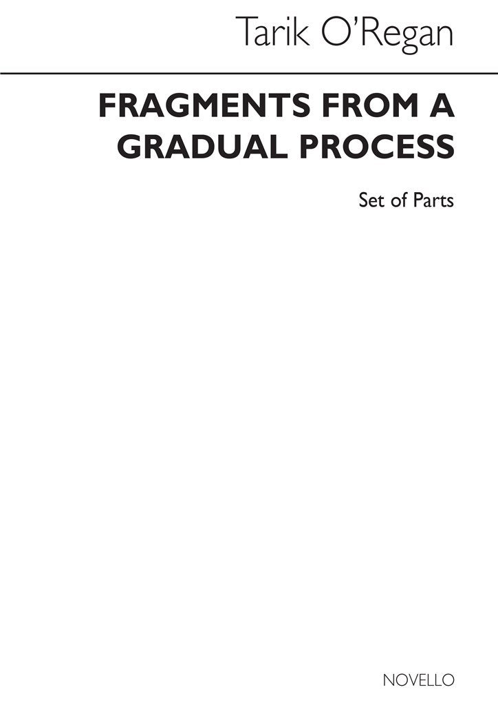 Fragments from A Gradual Process (Set of Parts)