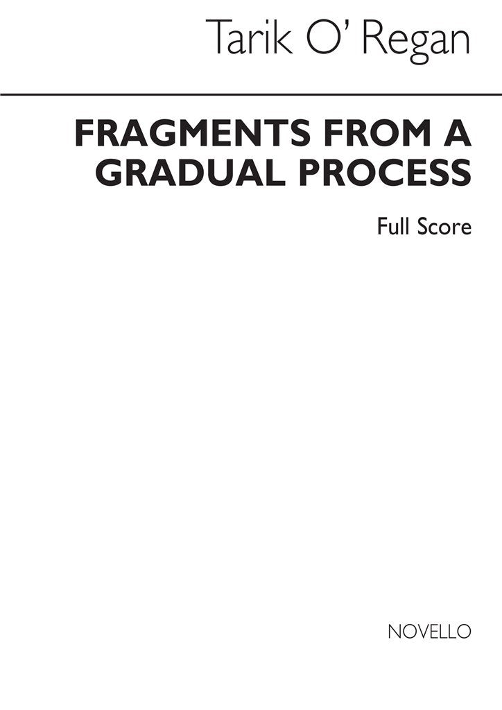 Fragments from A Gradual Process (Score)