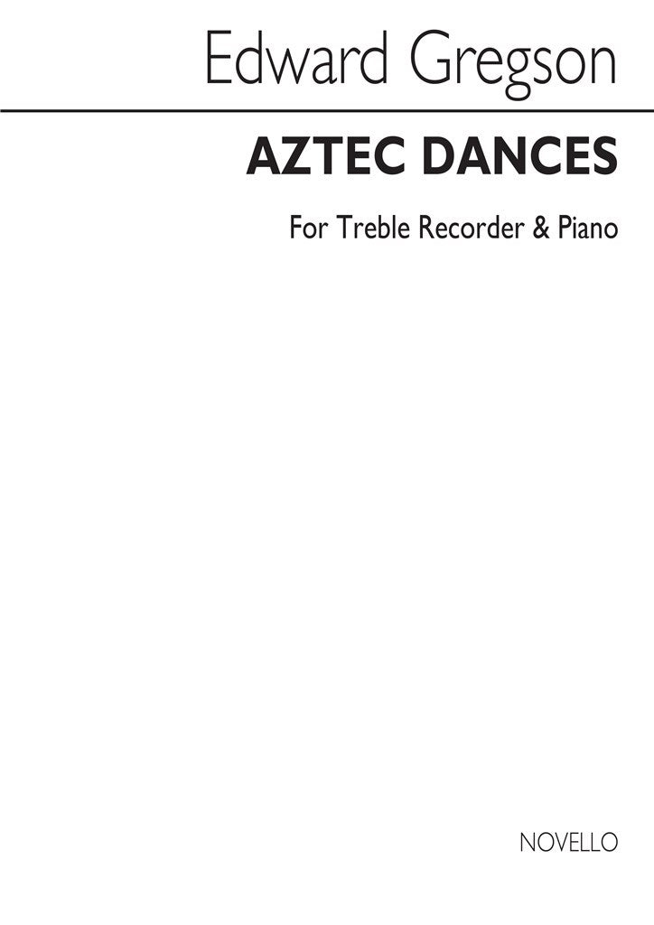 Aztec Dances (Treble Recorder/Piano)