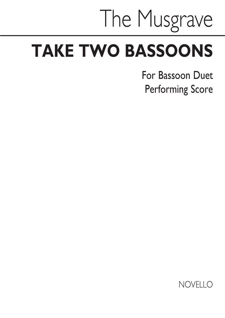 Take Two Bassoons (Bassoon Duet)