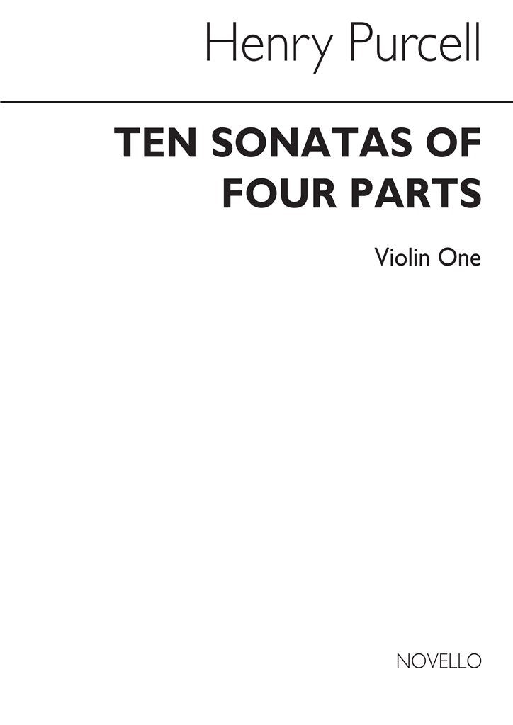 Ten Sonatas of Four Parts, vol. 1 (Violin 1 part)