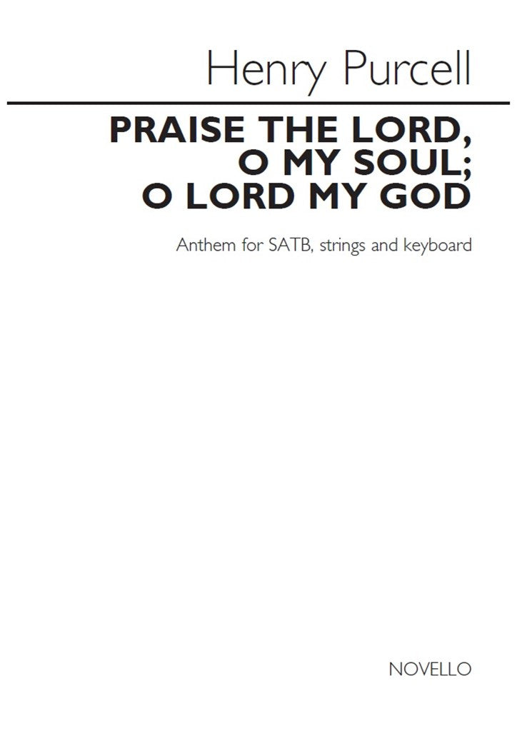 Praise The Lord, O My Soul (Choral Score)