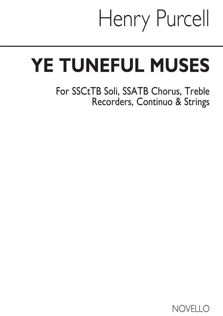 Ye Tuneful Muses, Raise Your Heads (Full Score)