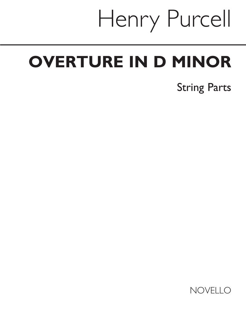 Overture In D Minor (String Parts)