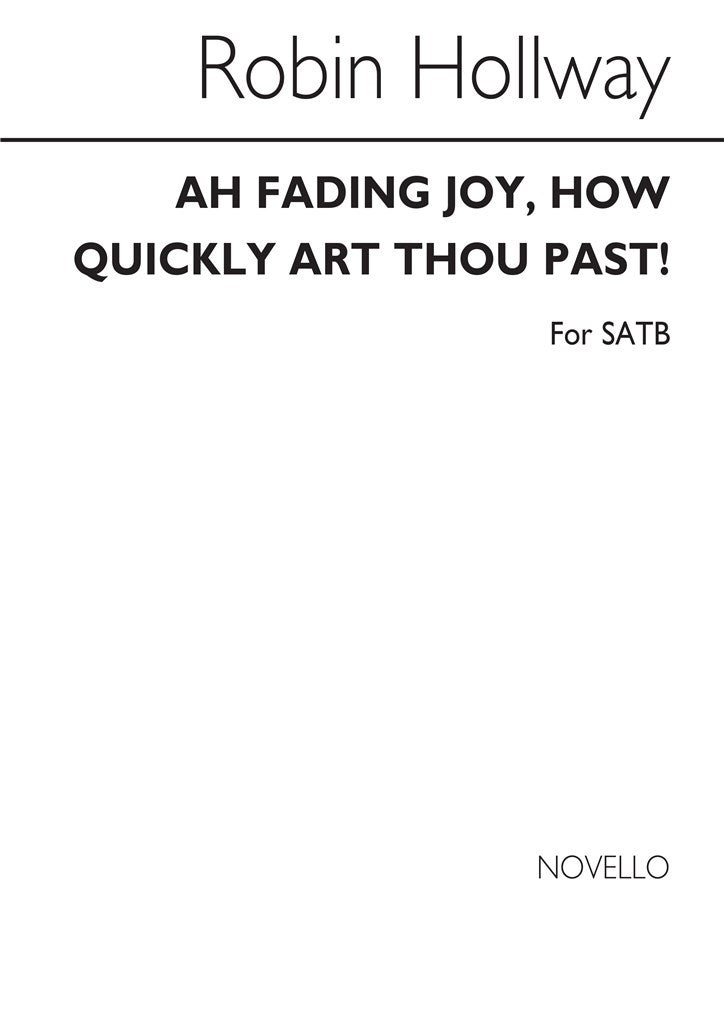 Ah Fading Joy