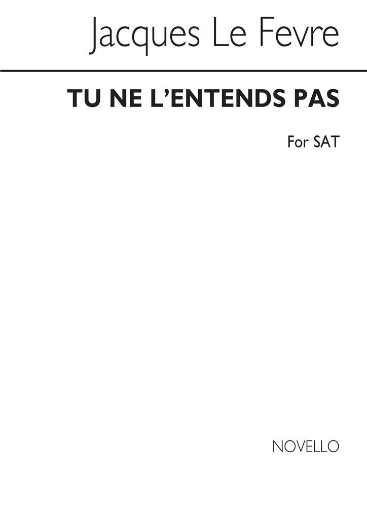 Tu Ne L'entends Pas