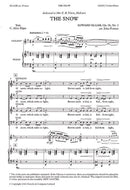 The Snow (SATB and Accompaniment)