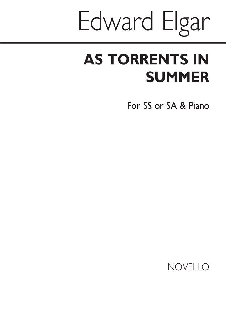 As Torrents In Summer (2-Part Choir and Piano)
