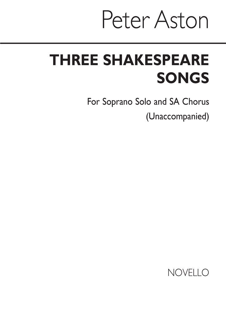 Three Shakespeare Songs